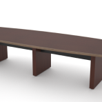 Arched End Boat Conference Table 48’w x 84″l- 240″l